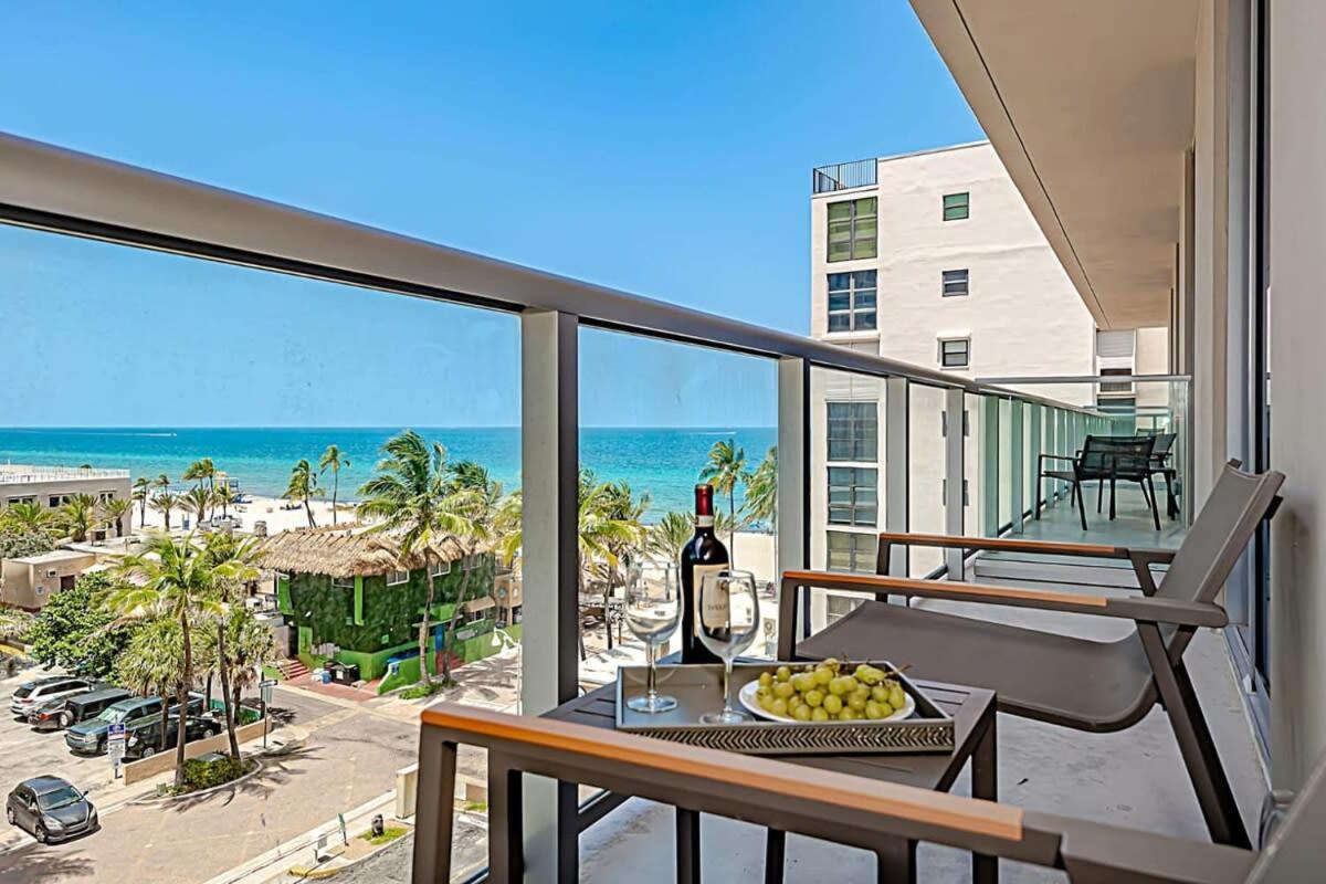 Rooftop Pool - Ocean View Balcony - Hollywood Beach Dış mekan fotoğraf