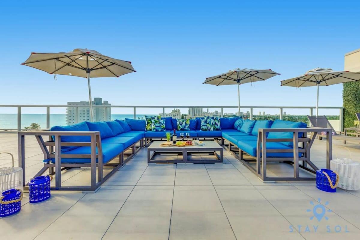 Rooftop Pool - Ocean View Balcony - Hollywood Beach Dış mekan fotoğraf