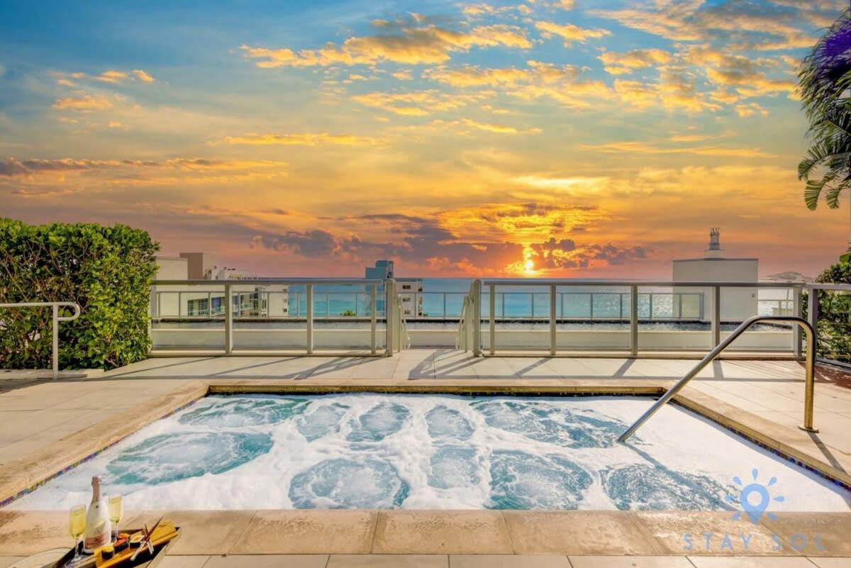 Rooftop Pool - Ocean View Balcony - Hollywood Beach Dış mekan fotoğraf