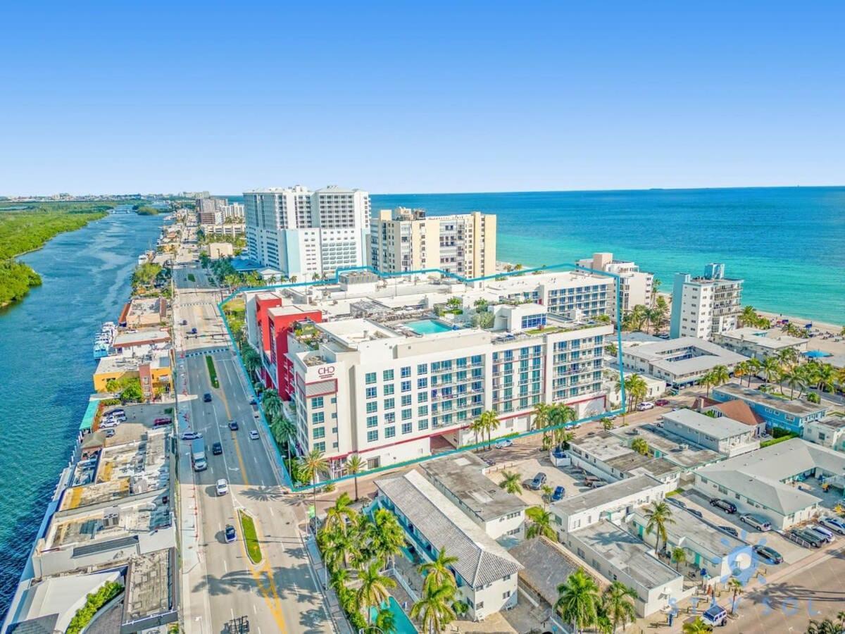 Rooftop Pool - Ocean View Balcony - Hollywood Beach Dış mekan fotoğraf