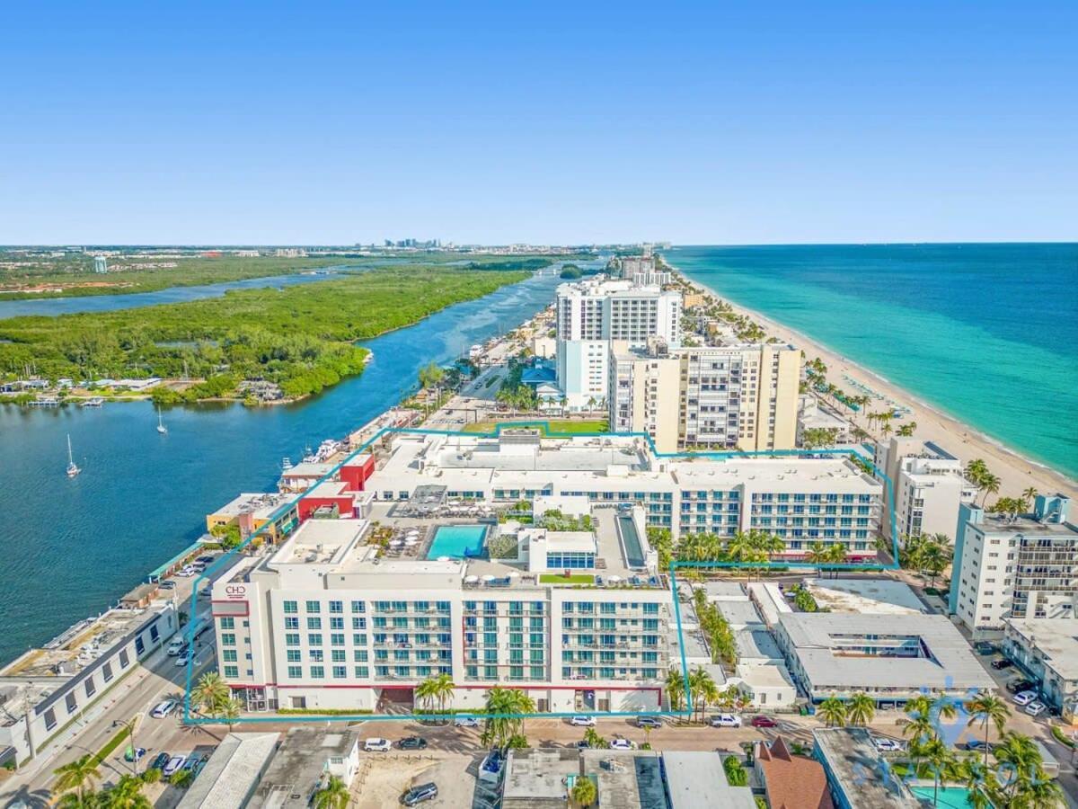 Rooftop Pool - Ocean View Balcony - Hollywood Beach Dış mekan fotoğraf