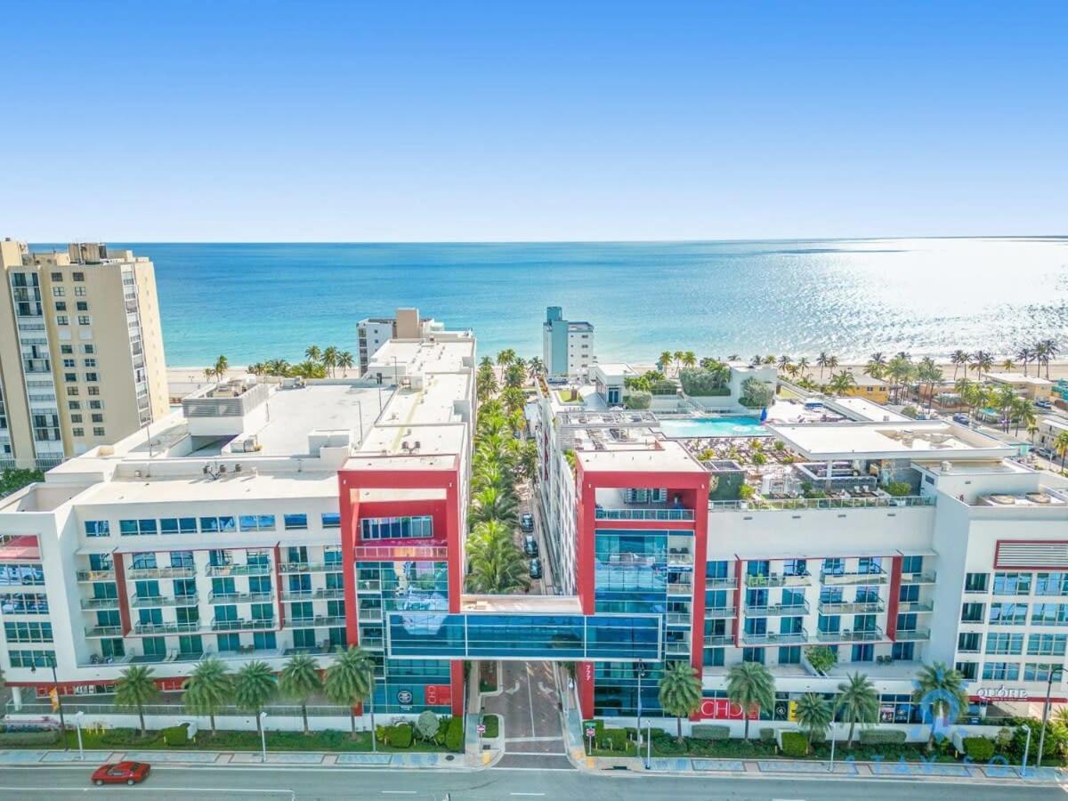 Rooftop Pool - Ocean View Balcony - Hollywood Beach Dış mekan fotoğraf