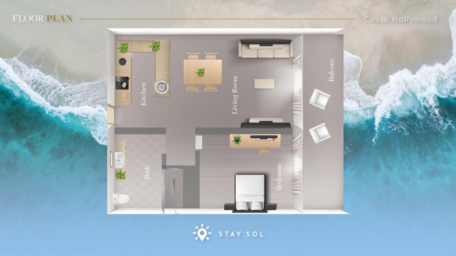 Rooftop Pool - Ocean View Balcony - Hollywood Beach Dış mekan fotoğraf
